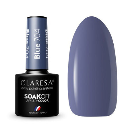 CLARESA Hybrid nail polish BLUE 704 -5g - BVShop