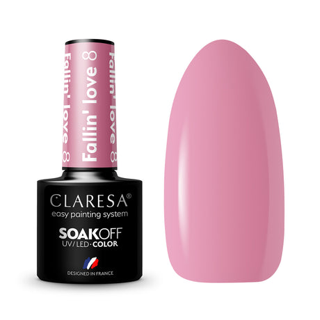 CLARESA Hybrid nail polish FALLIN "LOVE 8 -5g - BVShop