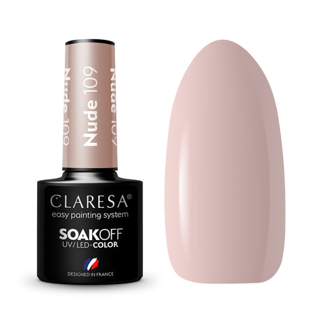 CLARESA Hybrid nail polish NUDE 109 -5g - BVShop