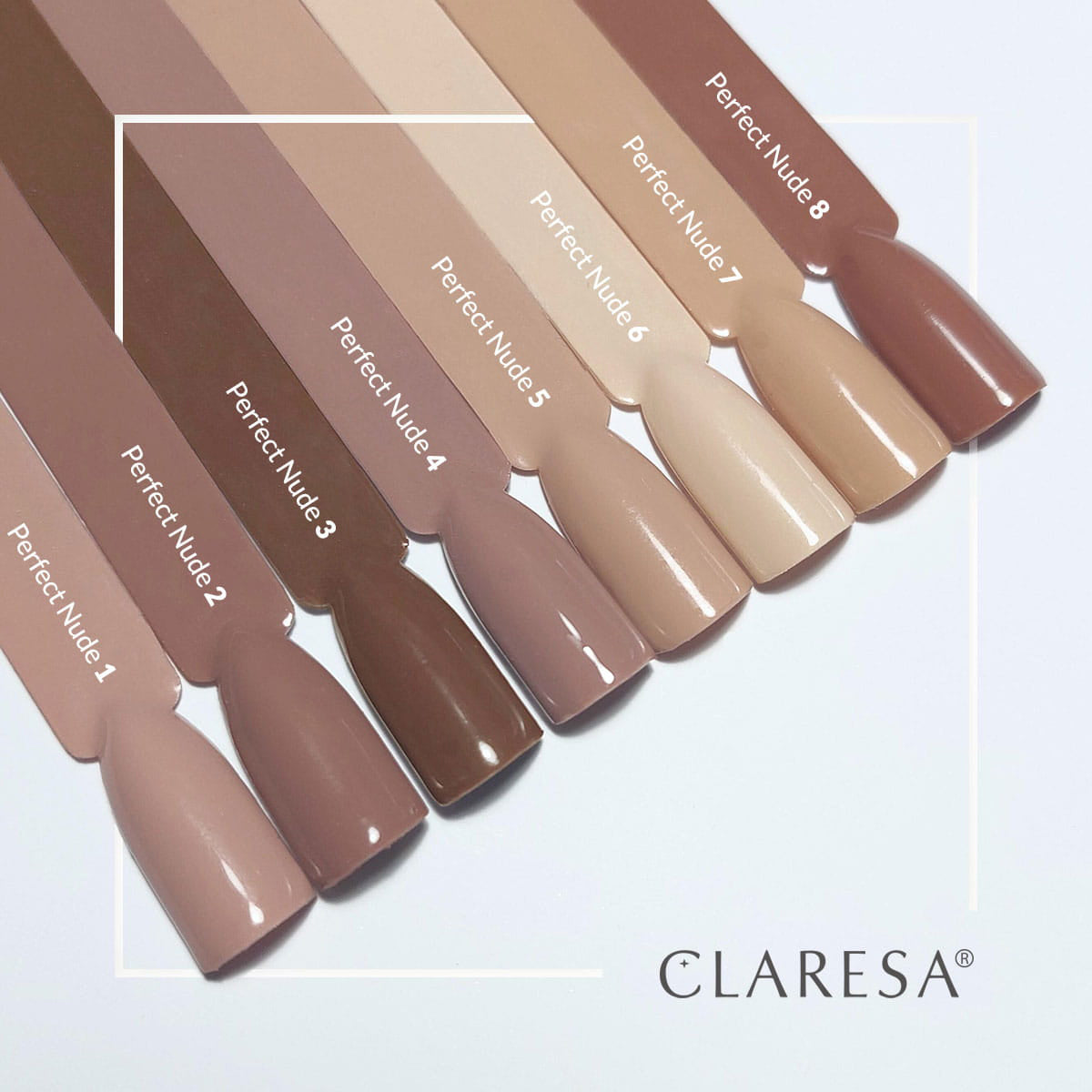 CLARESA Hybrid nail polish PERFECT NUDE 8 -5g - BVShop