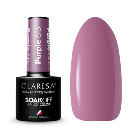 CLARESA Hybrid polish PURPLE 613 -5g - BVShop