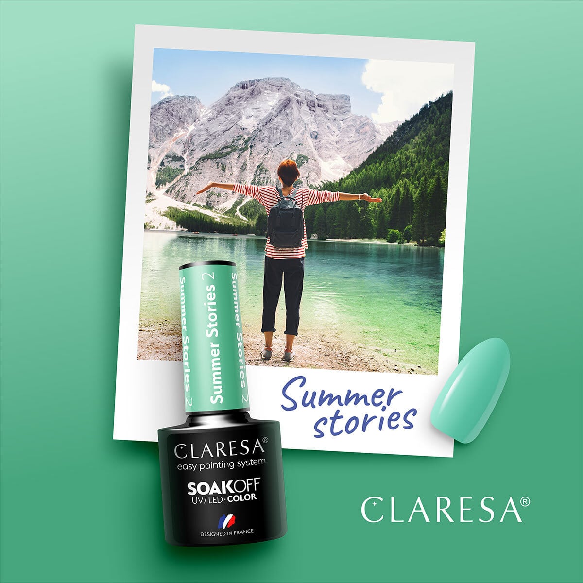 CLARESA hybrid varnish SUMMER STORIES 2 -5g - BVShop