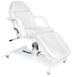 Cosmetic chair hyd. basic 210 white on wheels - BVShop