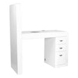 Cosmetic desk 310 white right - BVShop