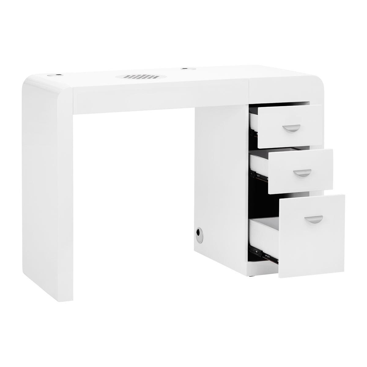 Cosmetic desk 312 white left - BVShop