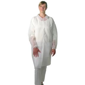 Disposable Dressing Gown With Velcro Strip XXL Size - BVShop