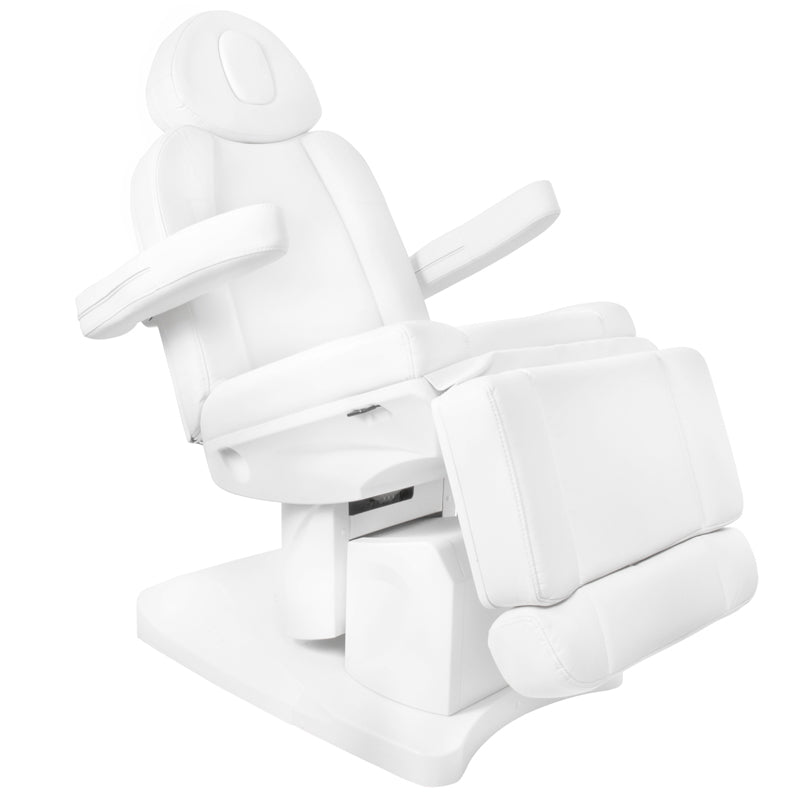 Electric cosmetic chair azzurro 708a 4 strong. white heated - BVShop