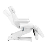 Electric cosmetic chair SILLON CLASSIC 3 motors with pedi cradle white - BVShop