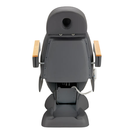 Electric cosmetic chair SILLON Lux 273b 3 actuators gray with gray base - BVShop