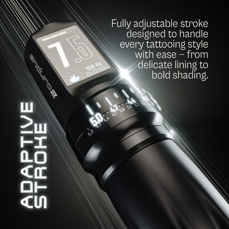 Equaliser Enduro2 belaidis tatuiruočių aparatas