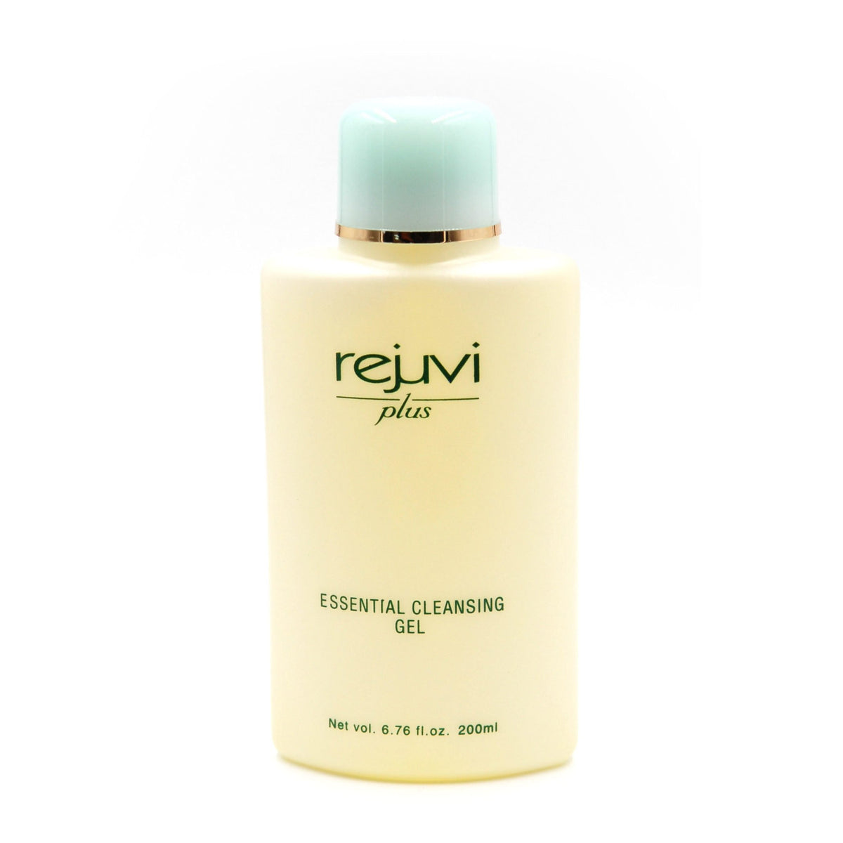 Rejuvi Plus Essential Cleansing Gel 200ml bottle clear facial cleansing gel