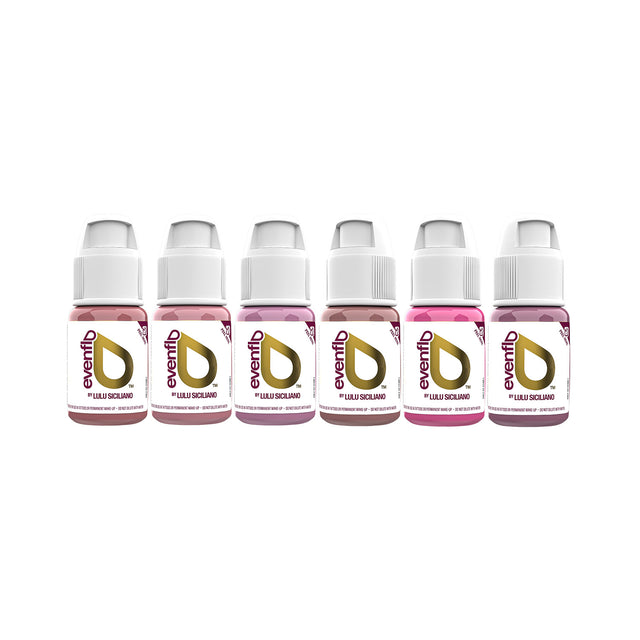 Perma Blend LUXE Evenflo True Lips PMU pigment set 6x15ml
