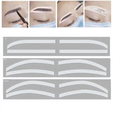 Eyebrow Template Stickers 6pcs - BVShop