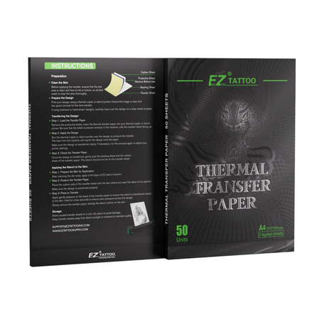 EZ Tattoo Thermal Transfer Paper 21cm x 29.7cm - BVShop