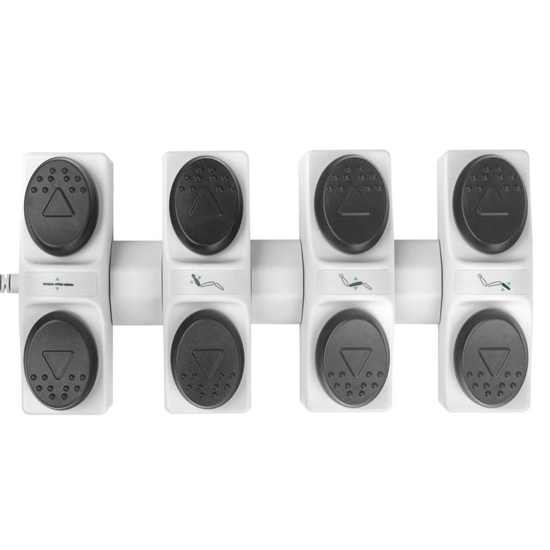 FOOT CONTROL FOR AZZURRO CHAIR 4 MOTORS WITH HEATING - BVShop