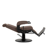 Gabbiano Continental hairdressing chair brown - BVShop