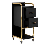 Gabbiano hairdressing assistant Solo gold – black - BVShop