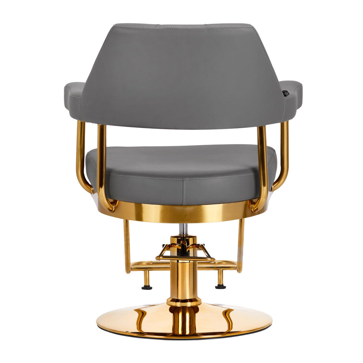 Gabbiano hairdressing chair Granda gold grey - BVShop