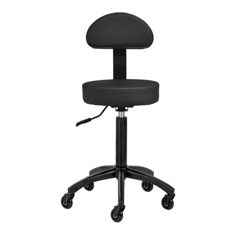 Gabbiano hairdressing stool D026 black - BVShop