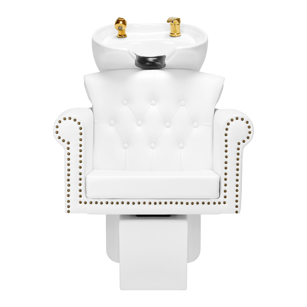 Gabbiano hairdressing wash unit Berlin gold white - BVShop