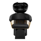 Gabbiano hairdressing wash unit Lille-M gold black - BVShop