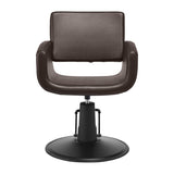 Gabbiano Mataro hairdressing chair brown - BVShop