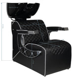 Gabbiano Simone barber hair wash unit black - BVShop