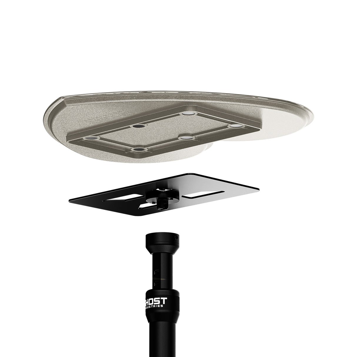 Ghost Heart Tray Top Travel Tray Base Full System - BVShop