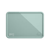 Ghost Mr. Skelly Travel Tray Base in Morn Slow muted light blue – compact travel tattoo tray system with custom carry case 650x200x190mm