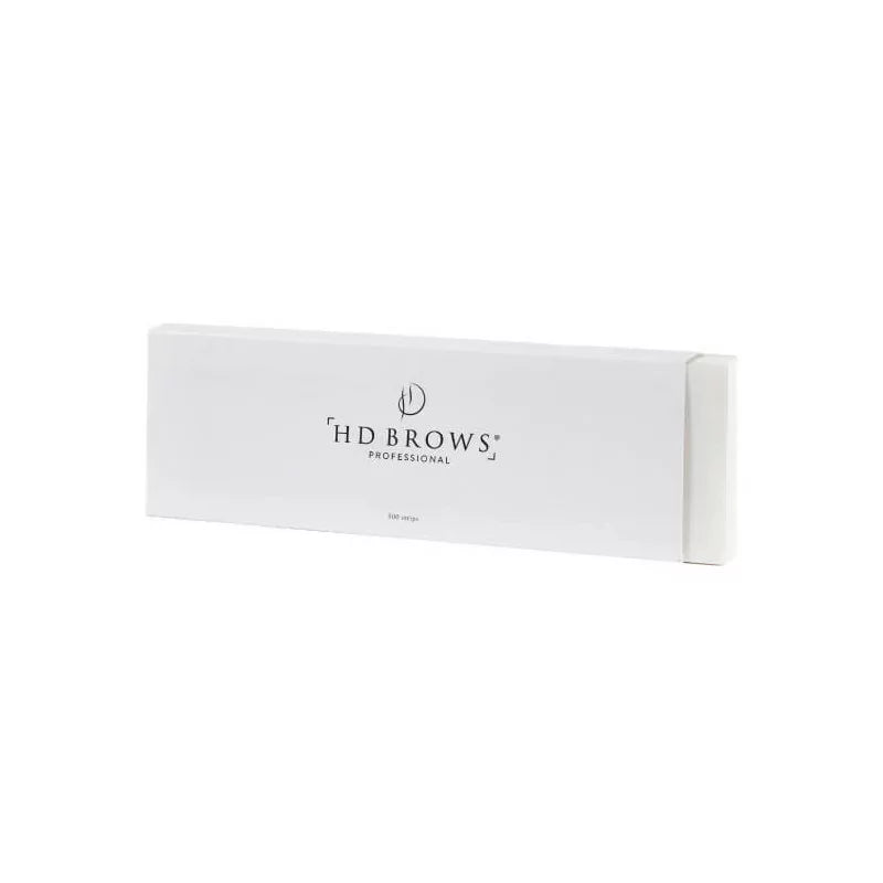 HD Brows professional wax strips for eyebrow shaping, pack of 100