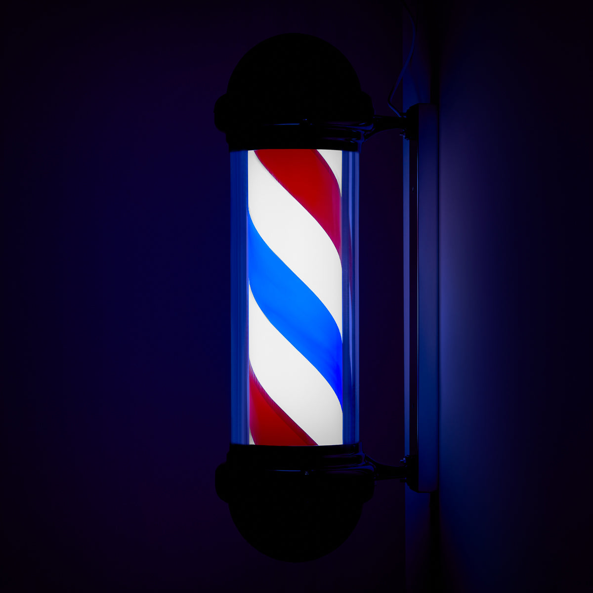 Illuminated plafond barber shop BB-02 black, large - BVShop