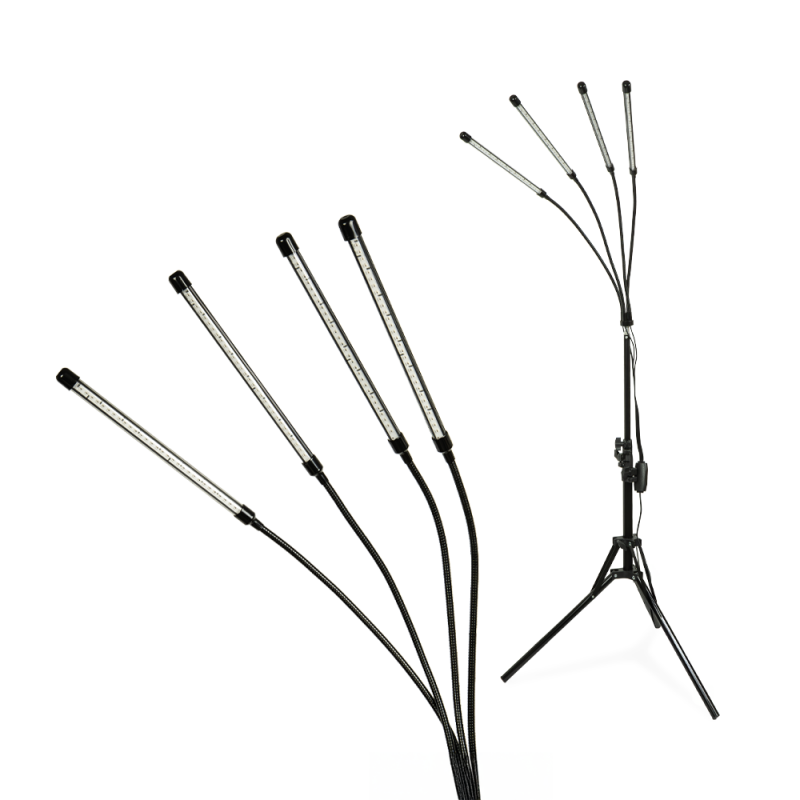 Infraraudonųjų spindulių šviesa su 4 panelėmis