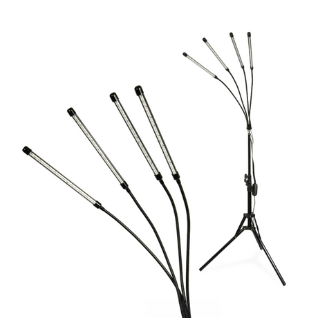 Infraraudonųjų spindulių šviesa su 4 panelėmis