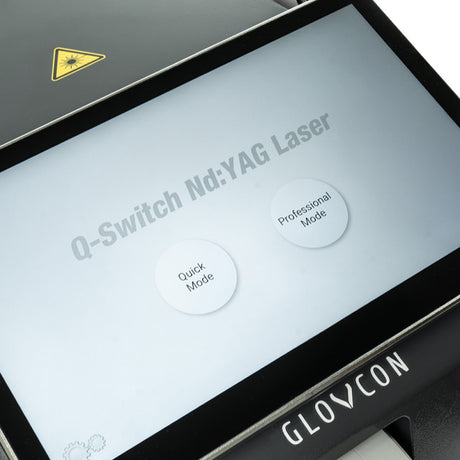 GLOVCON MED Nd:YAG lazeris su profesionalia rankena ir valdikliais