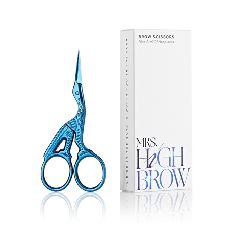 Mrs Highbrow Blue Brid Brow Scissors - BVShop