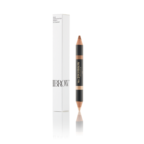 Mrs Highbrow Highlighting Duo Brow Pencil 03 Caramel - BVShop