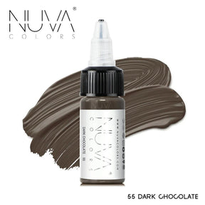 Nuva Colors Eyebrow Pigments 55 DARK CHOCOLATE 15ml - BVShop