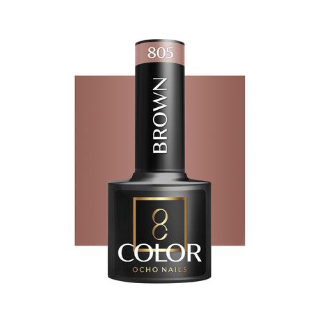 OCHO NAILS Hybrid nail polish brown 805 -5 g - BVShop