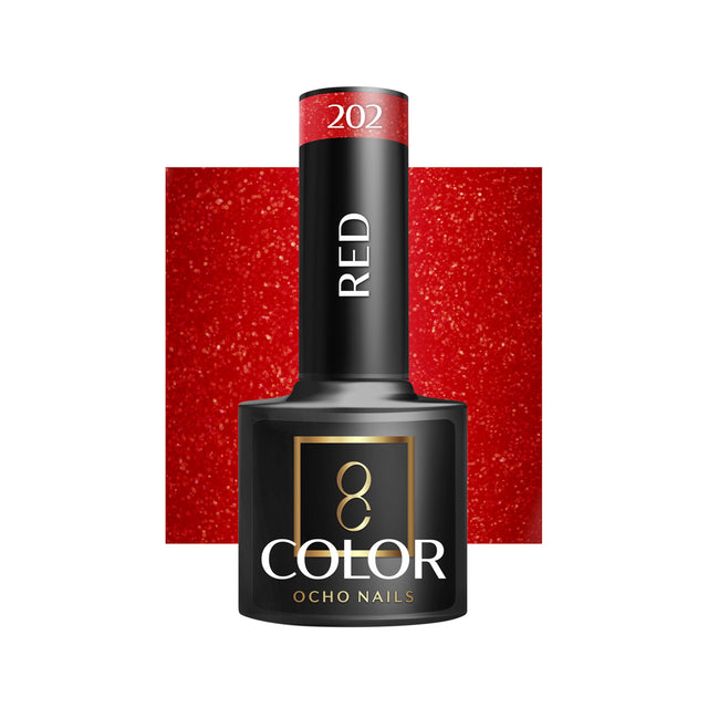 OCHO NAILS Hybrid nail polish red 202 -5 g - BVShop