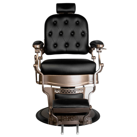 Old Ernesto Black Barber Chair Gabbiano - BVShop