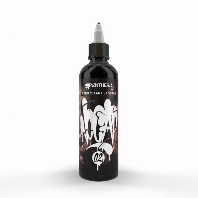 Panthera X Kindamo No Cap 02 Tatuiruočių Pigmentas 150ml — buteliukas baltame fone