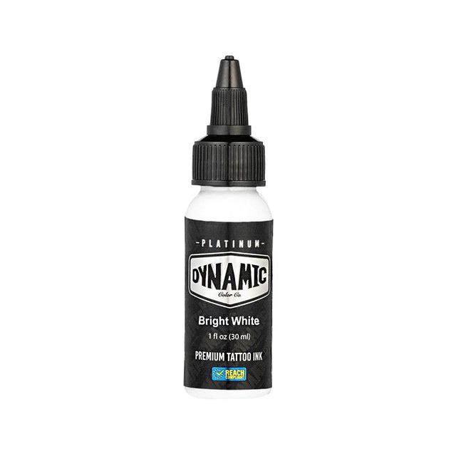 Platinum By Dynamic Tattoo Ink Bright White 30ml – BVShop