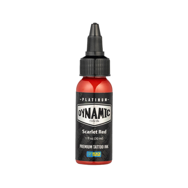 Platinum By Dynamic Tattoo Ink Scarlet Red 30ml – BVShop