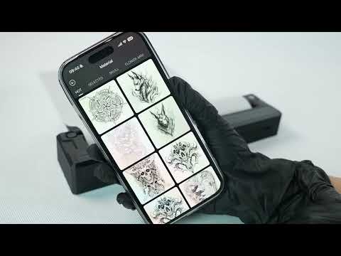 Mast DragonHawk A4 Belaidis Terminis Tatuiruočių Trafaretų Spausdintuvas