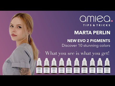Amiea EVO2 Intensyvios Tamsios Pigmentai 10ml
