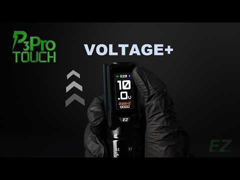 EZ P3 Pro Touch Jutiklinis Belaidis Tatuiruočių Aparatas
