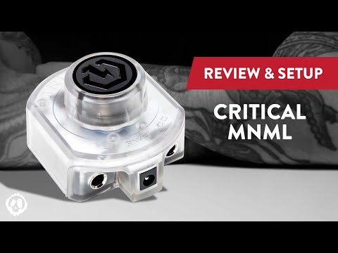 Kritinė tatuiruočių maitinimo šaltinis MNML Clear