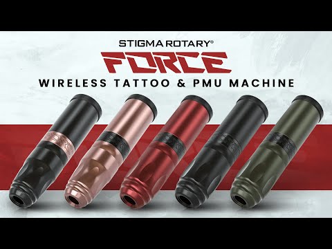 Stigma Rotary Force Raudona Belaidė Tatuiruočių ir PMU Mašina