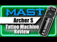 Dragonhawk Mast Archer S Tatuiravimo Aparatas Green & Black 4,2 mm eiga