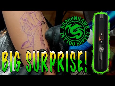 Dragonhawk Mast X10 Belaidė Tatuiruočių Rankenėlė